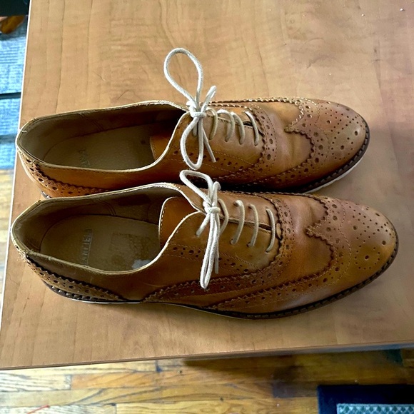 Manfield Tan Wingtips gently worn - Picture 4 of 5